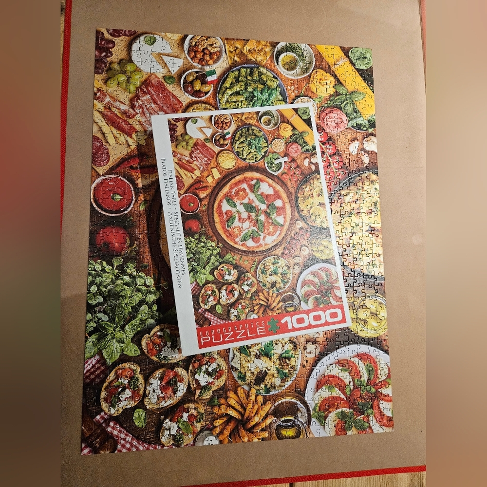 EuroGraphics 1000-Piece Food & Pizza Jigsaw Puzzle